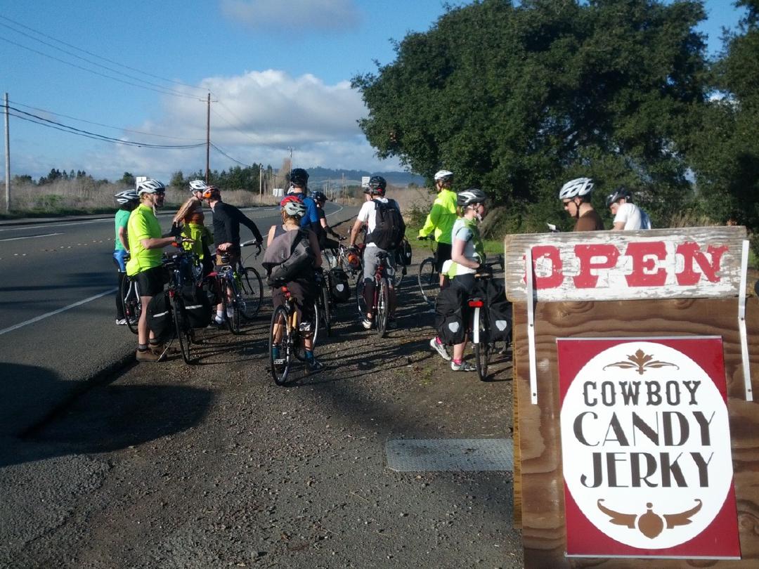 55 miles in, sunny