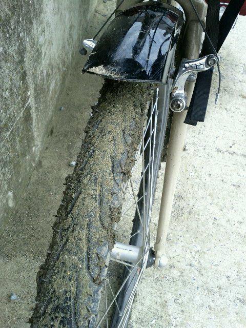 a little mud