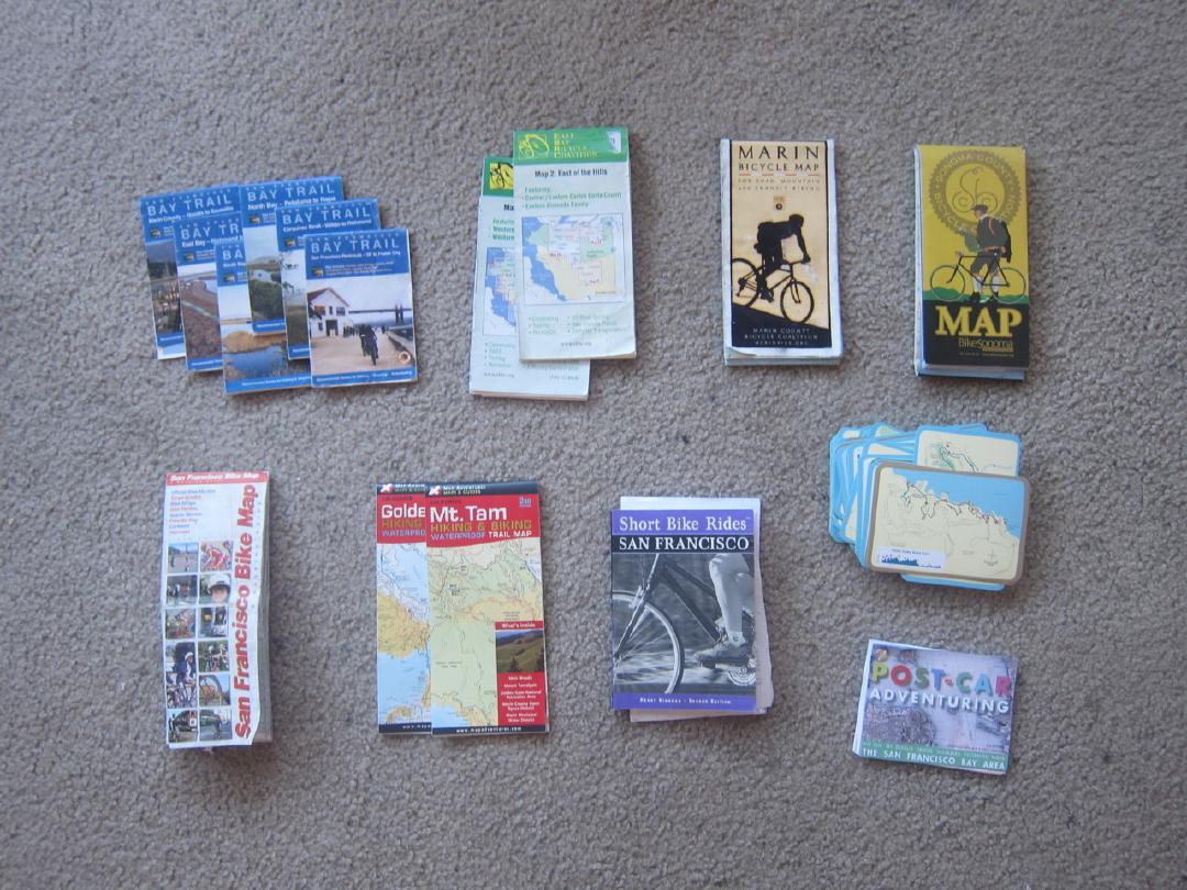 Bay Area bike maps-- a few-paragraph review.   Google Maps and OpenStreetMap both have decent bike path coverage in the Bay...