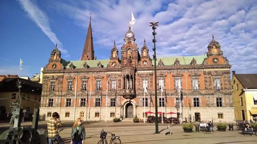 Biking in Malmo, Sweden