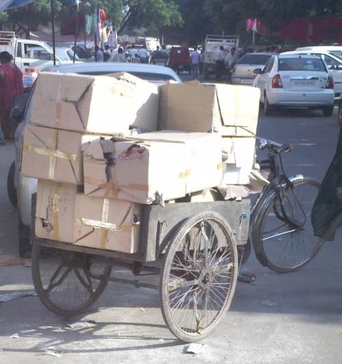 Cargo tricycle (photo from my father, in India)