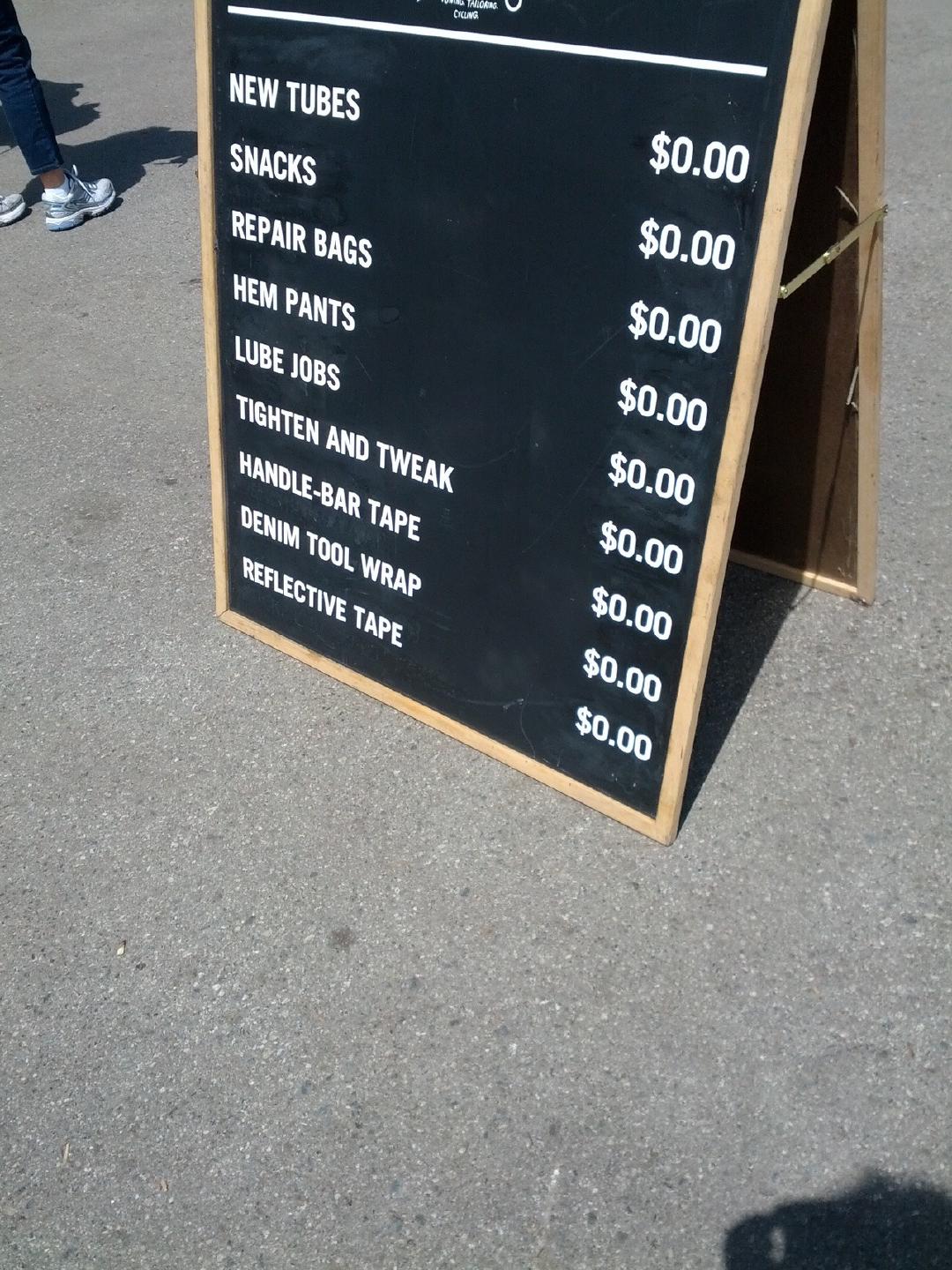 free bike tune-ups at Outside Lands