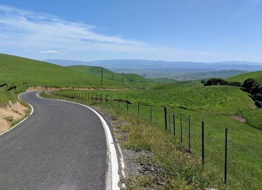 Morgan Territory scenic climb and descent