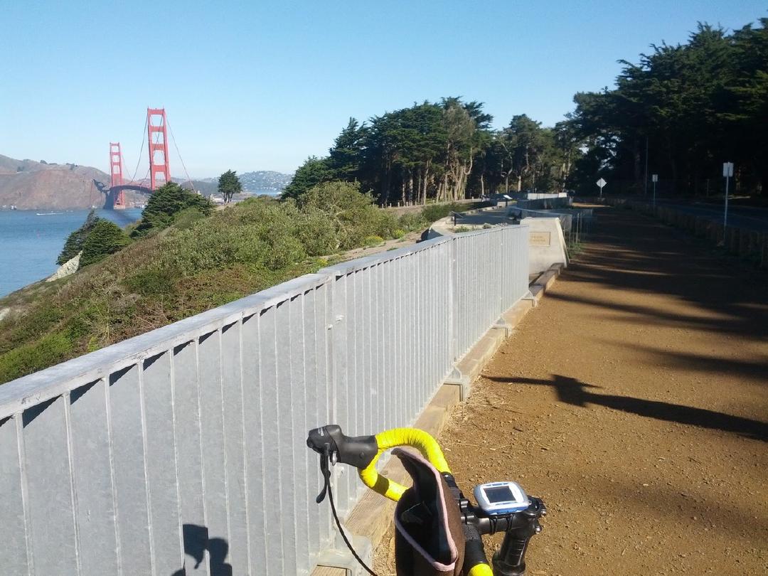 new overlook, bridge, gorgeous sunny day for a ride