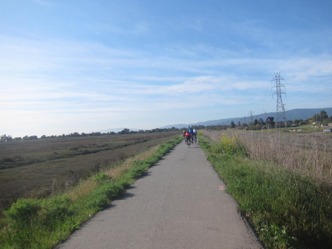 Nice morning to bike 40 miles to work: