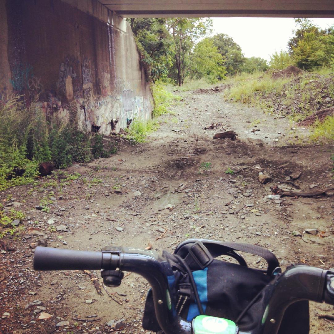 Off-road mud adventures with boston bike share...