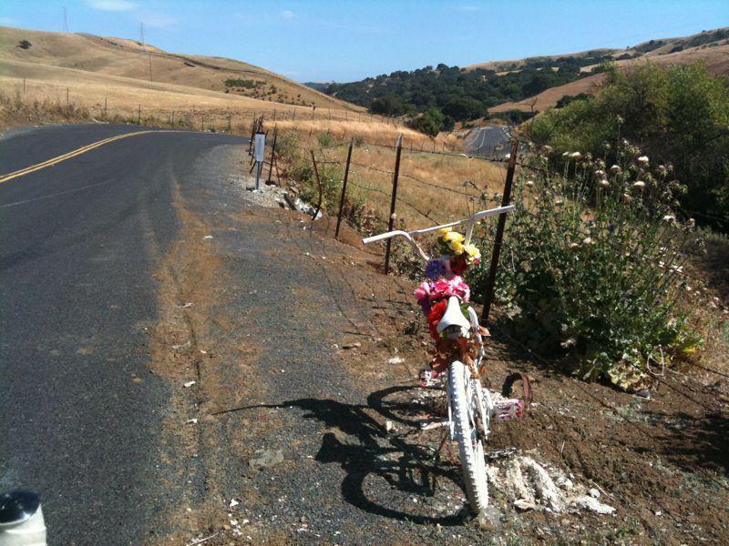Passed the ghost bike for mark pendleton :(