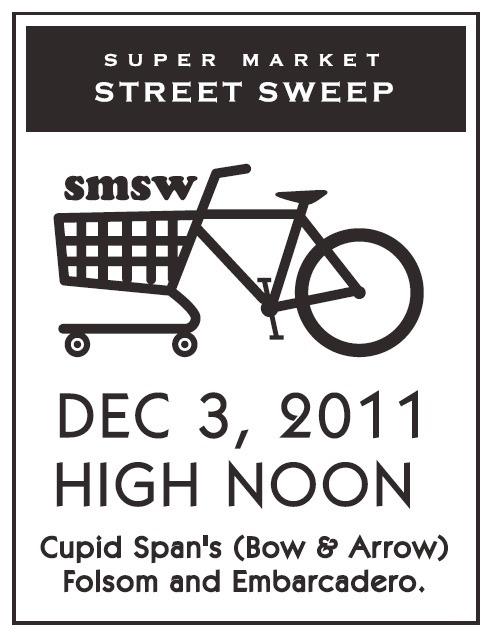 Save the date: Supermarket Street Sweep Dec 3rd (recap from last year when I did it by myself, but it would be fun to do with...
