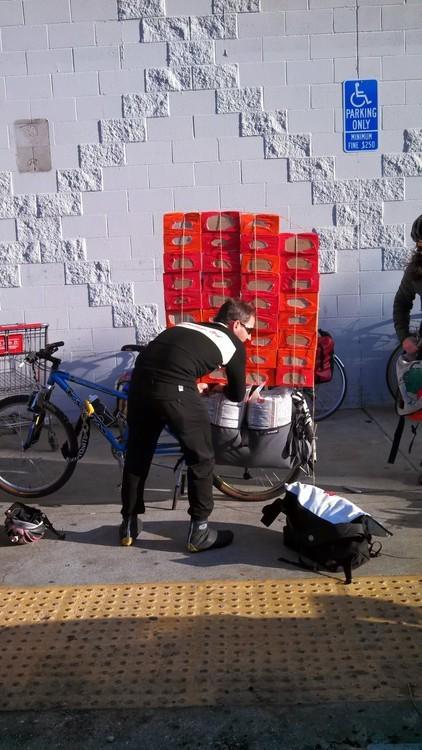 Supermarket Street Sweep (groceries by bike)