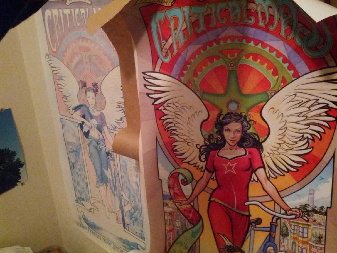 Two posters ten years apart