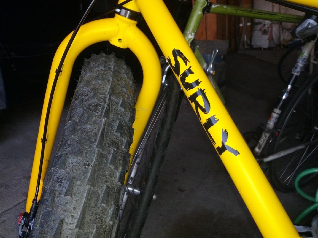 wide tires. really wide. freakbike.