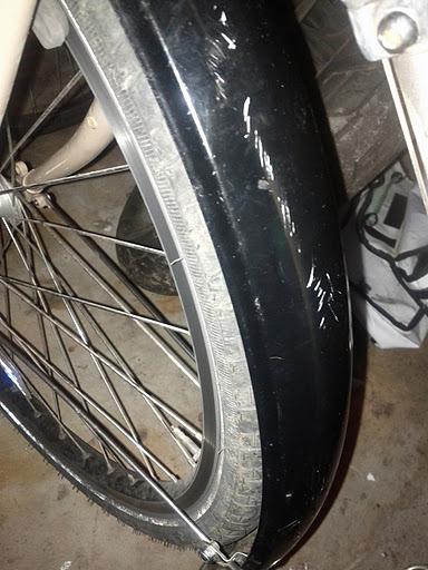 Winter is coming... time to put various accessories back on the bike.